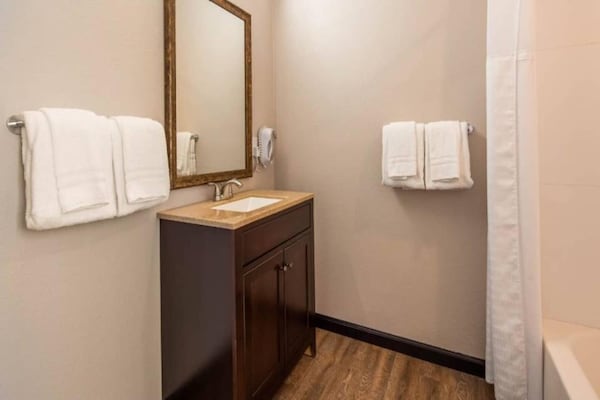Foto van 1 tweepersoonsbed (queensize) | Niet-roken, koelkast (Micfridge) - BathRoom