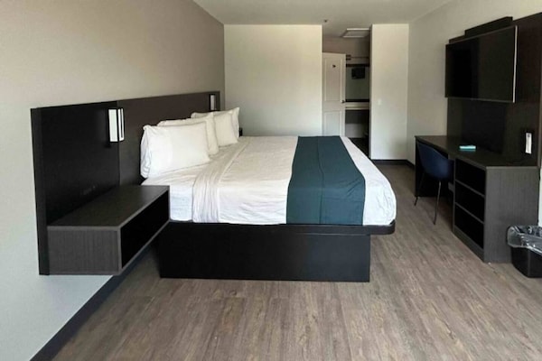 Foto van 1 kingsize bed | Rookvrij - Vakantiehuis in Lake Elsinore - BedRoom