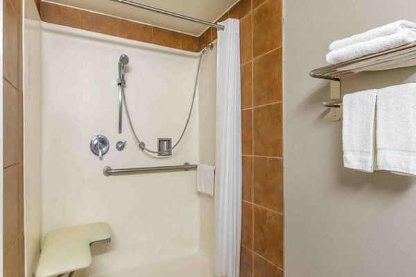Foto van 1 kingsize bed | Rookvrij, koelkast - Vakantiehuis in San Jose CA - BathRoom
