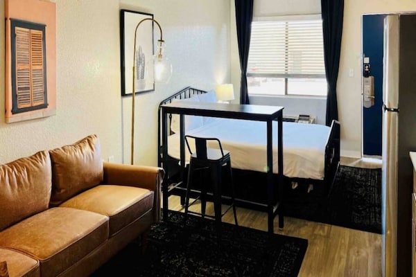 Foto van 1 tweepersoonsbed (queensize) | Slaapbank - Vakantiehuis in Sierra Vista - BedRoom