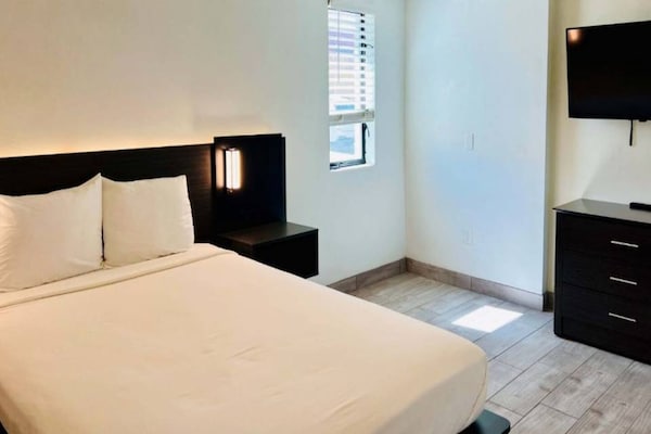 Foto van 1 tweepersoonsbed (queensize) | Slaapbank - Vakantiehuis in Sierra Vista - BedRoom