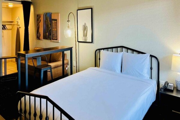 Foto van 1 tweepersoonsbed (queensize) | Slaapbank - Vakantiehuis in Sierra Vista - BedRoom