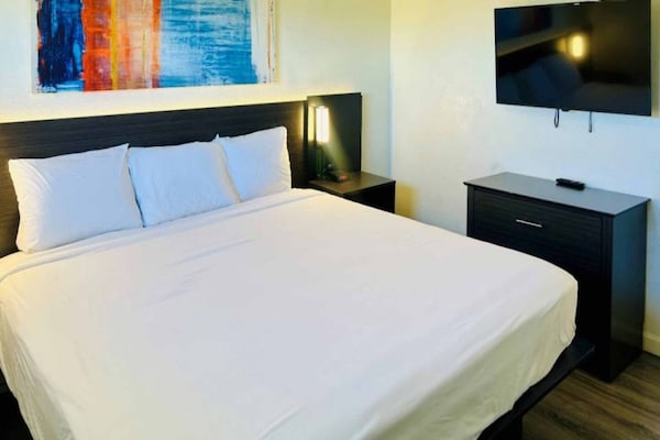 Foto van 1 tweepersoonsbed (queensize) | Slaapbank - Vakantiehuis in Sierra Vista - BedRoom