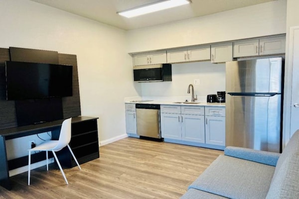 Foto van 1 tweepersoonsbed (queensize) | Slaapbank - Vakantiehuis in Sierra Vista - Facilities