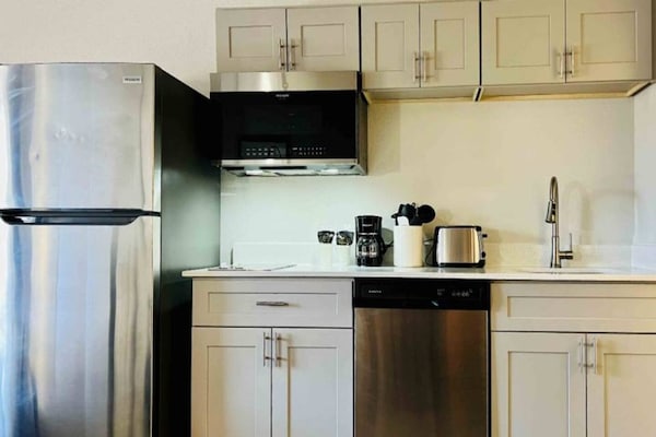 Foto van 1 tweepersoonsbed (queensize) | Slaapbank - Vakantiehuis in Sierra Vista - Kitchen