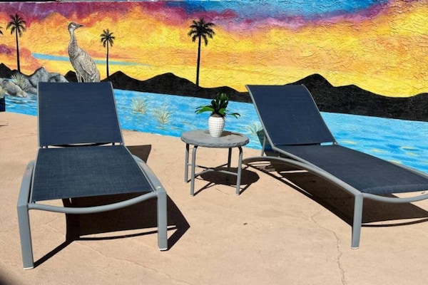 Foto van 1 tweepersoonsbed (queensize) , rookvrij, keuken - Vakantiehuis in Sierra Vista - Pool