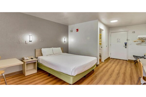 Foto van 1 tweepersoonsbed (Queensize) | Gehoorvrie - Vakantiehuis in Ogden - BedRoom