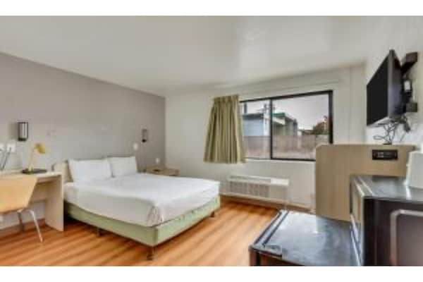 Foto van 1 tweepersoonsbed | Rookvrij - Vakantiehuis in Ogden - BedRoom