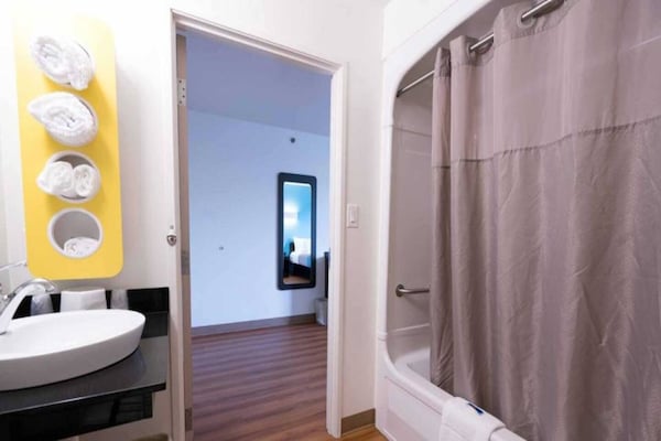 Foto van 1 tweepersoonsbed (queensize) | Rookvrij - Vakantiehuis in Pottstown - BathRoom