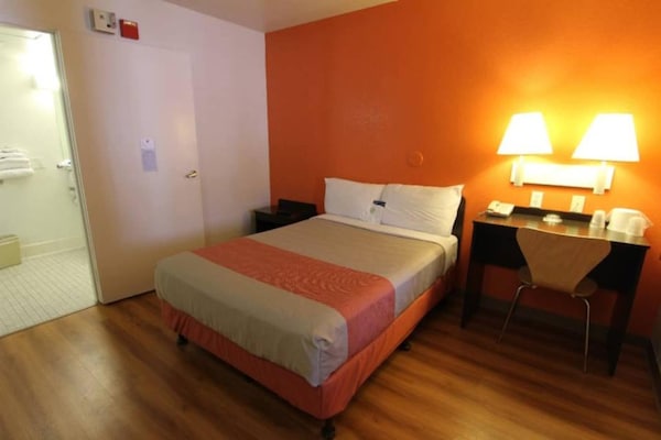 Foto van 1 tweepersoonsbed (queensize) | Minikoelkast - Vakantiehuis in Palm Springs - Facilities