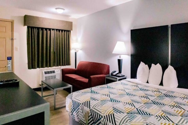 Foto van 1 kingsize bed Roken toegestaan,koelkast aanwezig - Vakantiehuis in Nacogdoches - BedRoom