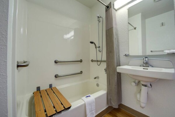 Foto van 1 tweepersoonsbed (Queensize) | Seattle - Vakantiehuis in Seattle - BathRoom