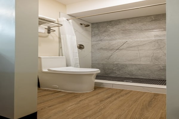 Foto van 1 tweepersoonsbed (queensize) | Rookvrij - Vakantiehuis in GRAND PRAIRIE, TX - BathRoom