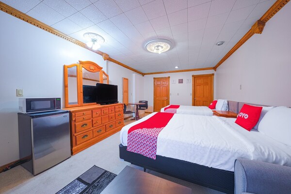 Foto van Premium tweepersoonsbed (Queensize) | Sandy OR - Vakantiehuis in Sandy OR - BedRoom