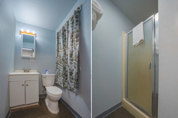 Foto van Premium tweepersoonsbed (Queensize) | Sandy OR - Vakantiehuis in Sandy OR - BathRoom