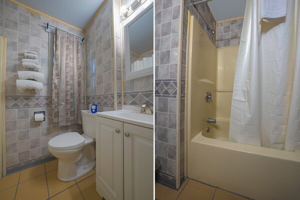 Foto van Premium tweepersoonsbed (Queensize) | Sandy OR - Vakantiehuis in Sandy OR - BathRoom