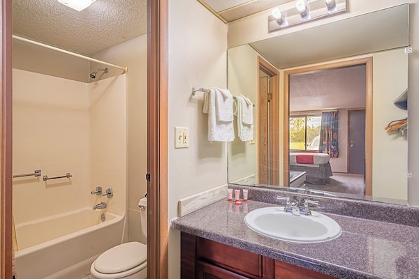 Foto van 2 tweepersoonsbedden | Daleville AL - Vakantiehuis in Daleville AL - BathRoom