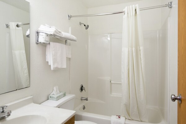 Foto van Premium kingsize bed | Draagbaar - Vakantiehuis in Portage - BathRoom