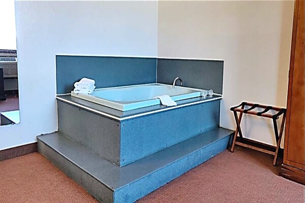 Foto van Premium kingsize bed | Draagbaar - Vakantiehuis in Portage - BathRoom