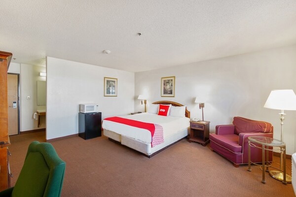 Foto van Premium kingsize bed | Draagbaar - Vakantiehuis in Portage - BedRoom