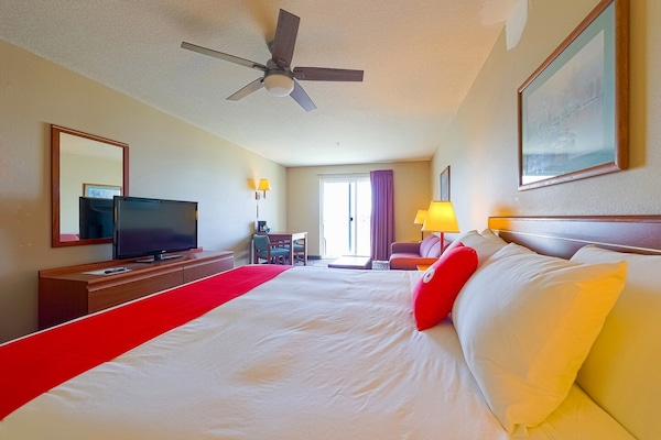 Foto van Premium King Room Met Spooktbad - Bay View - Vakantiehuis in Lincoln City OR - BedRoom