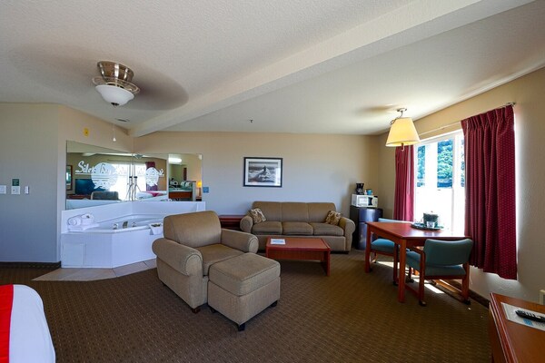 Foto van Premium King Room Met Spooktbad - Bay View - Vakantiehuis in Lincoln City OR - BedRoom