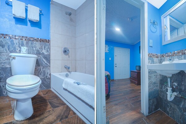 Foto van Queensize bed | Niet roken - Vakantiehuis in Corpus Christi TX - BathRoom