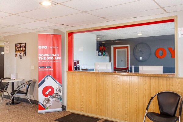 Foto van Premium tweepersoonsbed (Queensize) | Shelby MT - Vakantiehuis in Shelby MT - HallReception