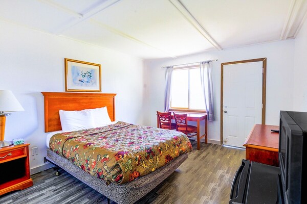 Foto van Queen Bed Niet Roken - Vakantiehuis in Sturgis, MI - BedRoom