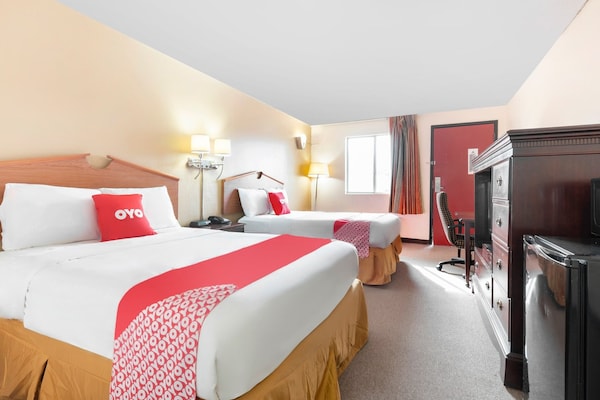 Foto van 2 tweepersoonsbedden | Roken toegestaan | Tulsa - Vakantiehuis in Tulsa - BedRoom