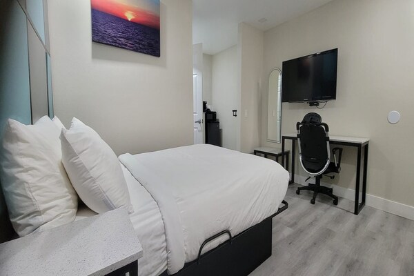 Foto van Toegankelijk tweepersoonsbed (Queen size)|Nsmk - Vakantiehuis in Victorville CA - BedRoom