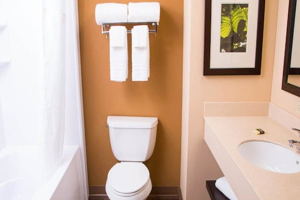 Foto van 1 Queensize Bed | Niet-roken, Keuken, Slaapbank - Vakantiehuis in St. Louis MO - BathRoom