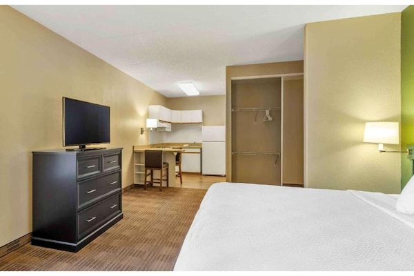 Foto van 1 Kingsize Bed | Niet-roken, Keuken - Vakantiehuis in Chicago - BedRoom