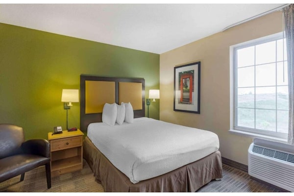 Foto van 1 Kingsize Bed | Niet-roken, Keuken - Vakantiehuis in Chicago - BedRoom