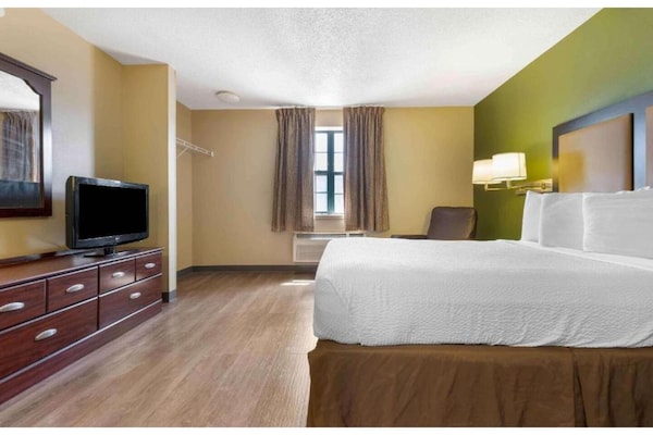Foto van Gezellige studio 6 Buffalo | 1 kingsize bed, NSMK | Keuken - BedRoom