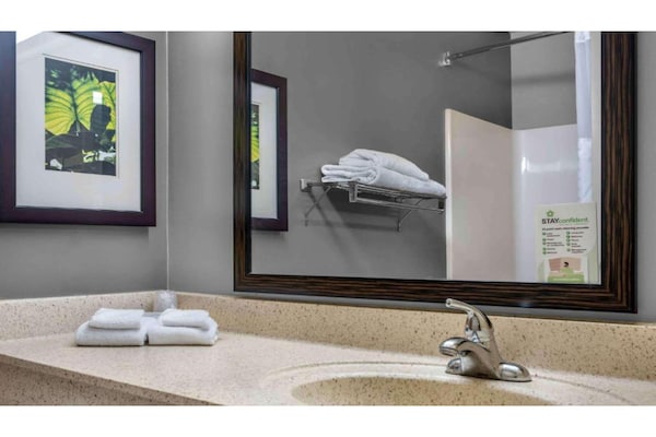 Foto van 1 tweepersoonsbed (queensize) | Rookvrij, Keuken - Vakantiehuis in Memphis - BedRoom