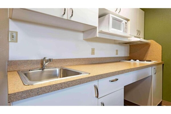 Foto van 1 tweepersoonsbed (queensize) | Rookvrij, Keuken - Vakantiehuis in Rochester NY - Kitchen