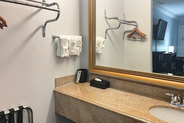 Foto van 1 kingsize bed | Roken toegestaan, koelkast aanwezig - BathRoom