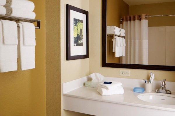 Foto van 1 tweepersoonsbed (queensize) | Rookvrij, Keuken - Vakantiehuis in Memphis - BathRoom