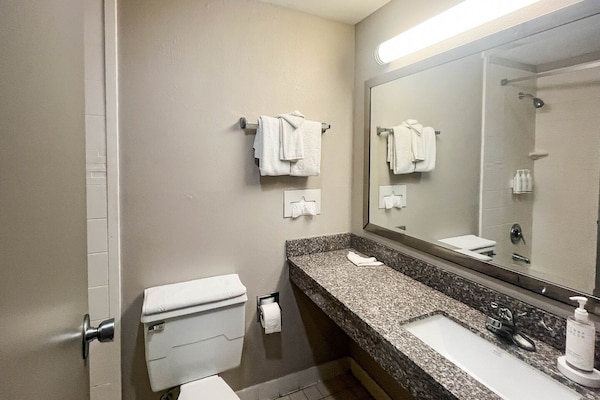 Foto van 1 kingsize bed | Rookvrij, koelkast - Vakantiehuis in Fremont (OH) - Facilities