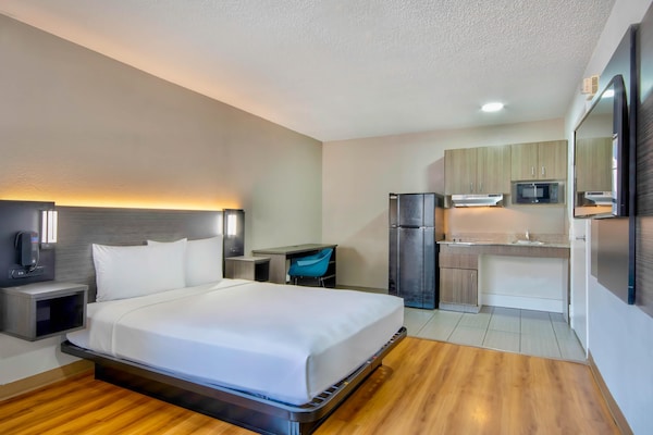 Foto van 1 tweepersoonsbed (queensize) | Rookvrij - Vakantiehuis in Austin - BedRoom