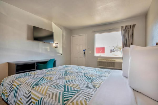 Foto van 1 tweepersoonsbed (Queensize) | Albuquerque - Vakantiehuis in Albuquerque - BedRoom