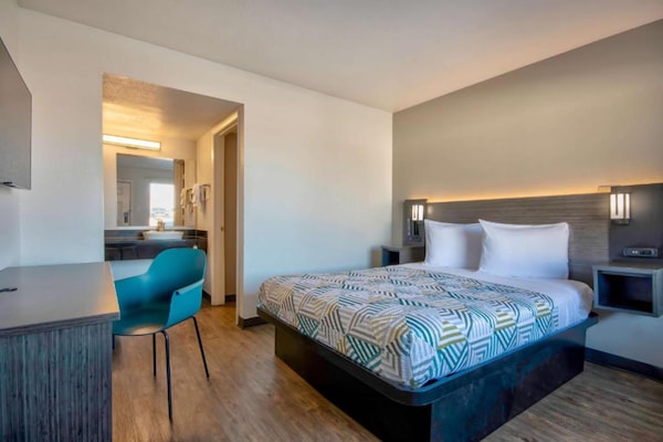 Foto van 1 tweepersoonsbed (Queensize) | Albuquerque - Vakantiehuis in Albuquerque - BedRoom