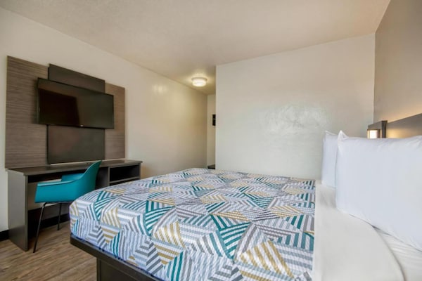 Foto van 1 tweepersoonsbed (queensize) | Roken toegestaan - Vakantiehuis in Santa Fe - BedRoom