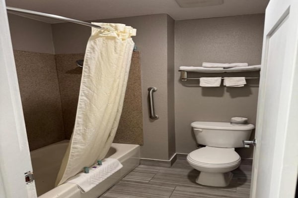 Foto van 1 tweepersoonsbed (queensize) | Niet-roken, koelkast (Micfridge) - BathRoom